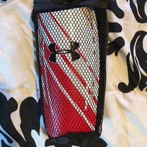 UA One Touch soccer shin guards